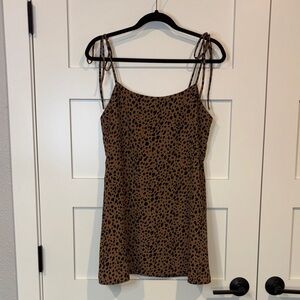 Audrey 3+1 Cheetah Print Mini Dress